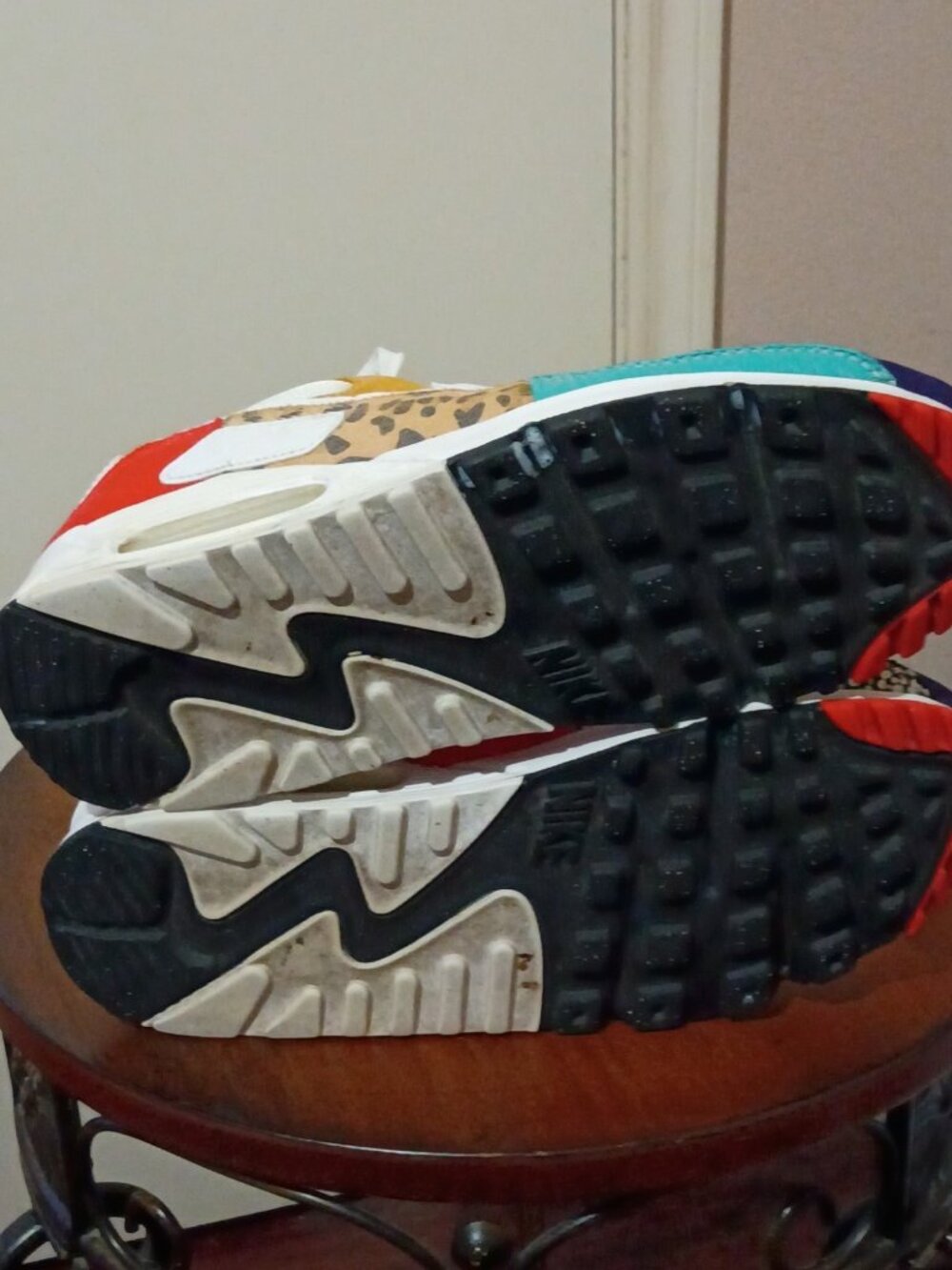 Nike Air Max 90 Animal White Safari Mix DH5075-100 | Women's Size 9 - Picture 3 of 14